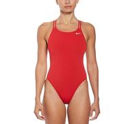 Nike Spiderback One Piece Badeanzug Damen, Damen, Trainingsanzug, NESSA003-614, Rot (University Red), XL