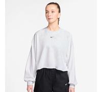 NIKE Sportswear Chill French Terry Crew Neck Sweatshirt Damen 051 - birch heather/black XS