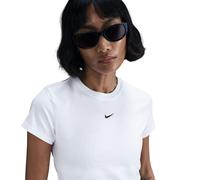 Nike Sportswear Chill Knit Kurz-T-Shirt Für Damen, White/Black, HF9538-101, XL
