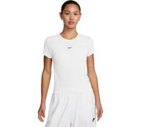 Nike - Women's Sportswear Chill Knitt T-Shirt - Funktionsshirt, Gr. M, weiß (White/Black)