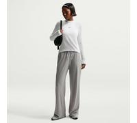 Nike Sportswear Chill Knit Schmal Geschnittenes Longsleeve Mit Stehkragen Für Damen, White/Black, HV5027-101, M