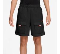 NIKE Sportswear City Utility Shorts Kinder 011 - black/black/turf orange S (128-137 cm)