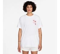 Nike WMNS CLSC BF CAFE TOMATO TEE women Shortsleeves white in Größe:S
