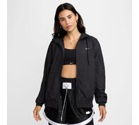 NIKE Damen Unterjacke W NSW ESSNTL UV WVN JKT HD (FV6298) L BLACK/WHITE