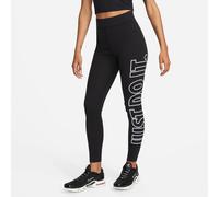 Nike Sportswear Classics Graphic High-Waisted Damen Tights, schwarz US: XL