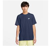 Nike Herren T-Shirt Sportswear Club, Midnight Navy/White, M, AR4997-410