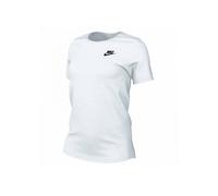 Nike Sportswear Club Essentials T-Shirt Baumwolle Damen - weiß - Größe XS Größe:XS