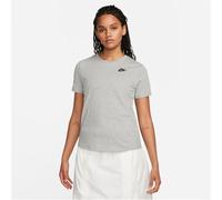 NIKE Sportswear Club Essentials T-Shirt Damen 063 - dk grey heather S