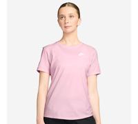 NIKE Sportswear Club Essentials T-Shirt Damen 663 - pink foam/white XS