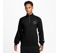 NIKE Sportswear Club Fleece 1/2-Zip Sweatshirt Herren 010 - black/black/phantom XS