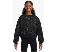 NIKE Sportswear Club Fleece Boxy Crew Sweatshirt Mädchen 010 - black/metallic silver M (137-146 cm)