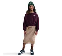 Nike - Girl's Club Fleece Boxy Crew-Neck Sweatshirt - Pullover, Gr. 158-170 XL, lila (Bordeaux/White)