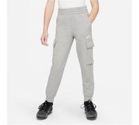 NIKE Sportswear Club Fleece Cargohose Kinder 063 - dk grey heather/base grey/white M (137-147 cm)