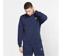 NIKE Sportswear Club Fleece Crew Sweatshirt Herren 410 - midnight navy/white XL