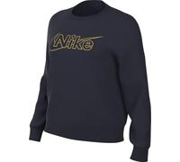 Nike Sportswear Club Fleece Damen-Sweatshirt Mit Rundhalsausschnitt, Obsidian, FV8057-451, S