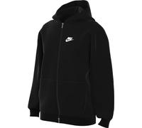 Nike Club Oversized Fleece Sweatjacke Mädchen in schwarz