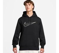 NIKE Sportswear Club Fleece Hoodie Herren 010 - black/black/white L