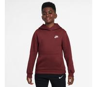 NIKE Sportswear Club Fleece Hoodie Kinder 619 - dark team red/white XL (158-170 cm)