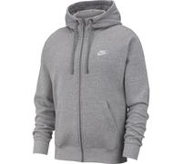 Sweatjacke NIKE SPORTSWEAR "Club Fleece Men's Full-Zip Hoodie" Gr. L, grau Herren Sweatjacken (57055507-L)