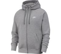NIKE Sportswear Club Fleece Kapuzenjacke dark grey heather/white XL