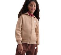 NIKE Sportswear Club Fleece Kapuzenjacke Kinder 200 - hemp/white S (128-137 cm)