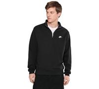 Nike Sportswear Club Fleece-Oberteil Mit Halbreißverschluss Für Herren, Black/Black/White, FN3864-010, XS
