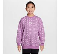 NIKE Sportswear Club Fleece Oversize Crewneck Sweatshirt Mädchen 532 - rush fuchsia/white XL (156-166 cm)