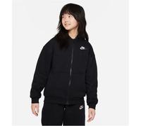 NIKE Sportswear Club Fleece Oversized Kapuzenjacke Kinder 010 - black/white XL (158-170 cm)