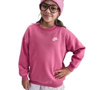 NIKE Sportswear Club Fleece Oversized Sweatshirt Kinder 634 - sweet beet/sweet beet/white L (147-158 cm)