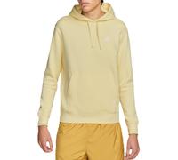 Herren Tennissweatshirt Nike Sportswear Club Fleece Pullover Hoodie - alabaster/alabaster/white - Gelb (XL)