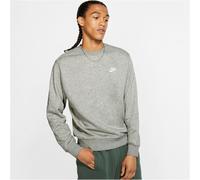 NIKE Sportswear Club French Terry Sweatshirt Herren 063 - dk grey heather/white 3XL