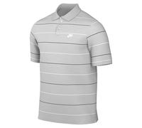 NIKE Sportswear Club Gestreiftes Oversize-Poloshirt Für Herren, Vast Grey/White, IF0736-078, M