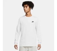 NIKE Sportswear Langarmshirt Herren 100 - white/black XS