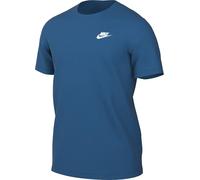 Nike Sportswear Club Herren-T-Shirt, Dk Marina Blue/White, AR4997-407, S
