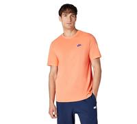 Nike Sportswear Club Herren-T-Shirt, Orange Frost, AR4997-835, S