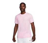 NIKE Sportswear Freizeit T-Shirt Herren 665 - pink foam /white XL