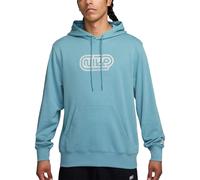 Nike Herren Kapuzenpullover Club FT Hoodie Font GX HJ2506-464 M Denim Turq/Denim Turq/Photon D