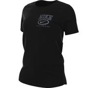 Nike Sportswear Club Kurzärmeliges T-Shirt Für Frauen, Black, IB2447-010, L