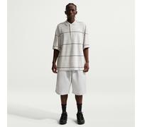 NIKE Sportswear Club Oversize Poloshirt Herren 078 - vast grey/white XL
