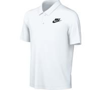 Poloshirt NIKE SPORTSWEAR "K NSW CLUB KNIT SS POLO LBR", Jungen, Gr. L, weiß, schwarz, Obermaterial: 100% Baumwolle, Shirts, für Jugendliche, klassischer Umlegekragen, 2-Knopf-Leiste (32182410-L) weiß