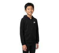 Nike Kinder Unterjacke K Nsw Club Flc Hd Fz Ls Lbr | Black/White | S