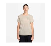 Nike Sportswear Club T-Shirt Baumwolle Damen - beige - Größe M Größe:M