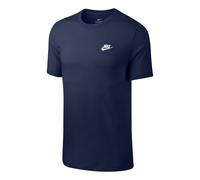 Nike Herren M Nsw Club Tee T shirt, Midnight Navy/White, XXL EU
