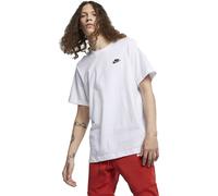 Nike Sportswear Club T-Shirt Herren-Weiß,Schwarz weiß | Größe: M