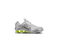 Nike Sportswear Damen Sneaker SHOX R4, WHITE-METALLIC SILVER-Yellow, Gr. 38EU