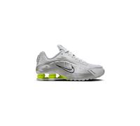 Nike Sportswear Damen Sneaker SHOX R4, WHITE-METALLIC SILVER-Yellow, Gr. 39EU