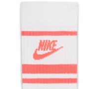 Hohe Baumwollsocken Nike SPORTSWEAR DRI-FIT EVERYDAY ESSENTIAL weiß DX5089-100 - L
