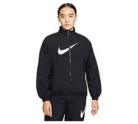 Nike Sportswear Essential Damen Textiljacke DM6181-010, Schwarz/Weiß, M Große Größen