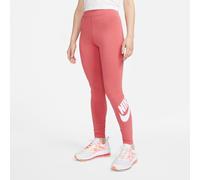 NIKE Sportswear Essential High-Waist Leggings Damen archaeo pink/white XS