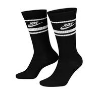 Nike - "Sportswear Essential" Socken für Herren/Damen Unisex, Alltag (3er-Pack) (Schwarz/Weiß) EU 42 - 45